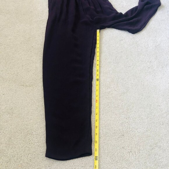 Massimo Dutti Plum Purple Zipper Front Jumpsuit Size US 2 - Picture 13 of 17